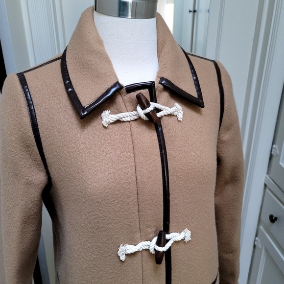 New! J. Crew sz 6 8 Coat Collection Toggle Coat in Italian Fall Blanket Wool - Picture 3 of 12